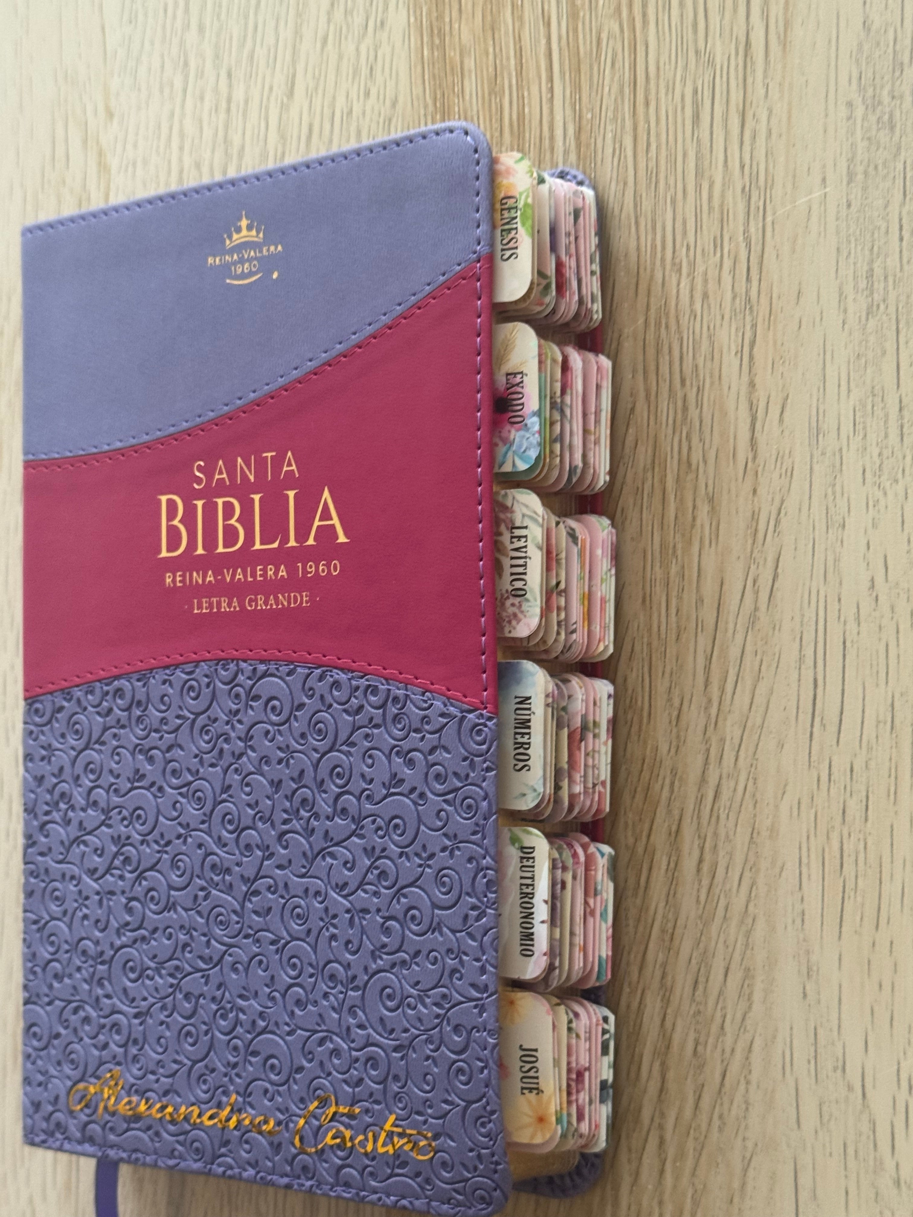 Biblia Personalizada nombre y indice