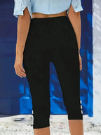 Clara Polished Stretch Capri
