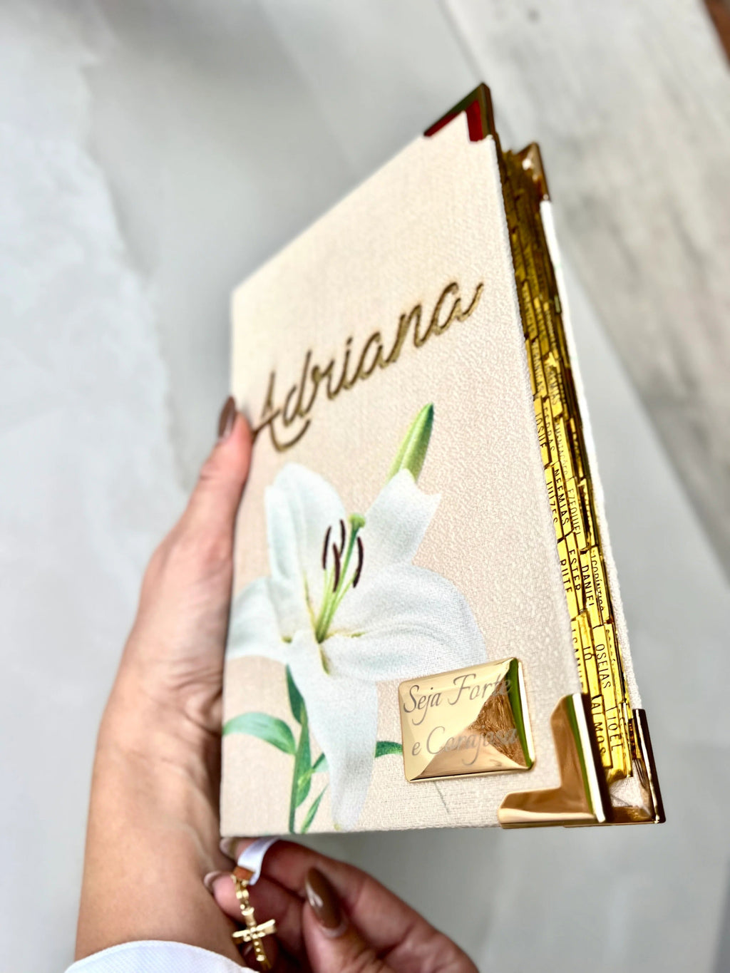 Biblia RVR 1960 letra grande personalizada